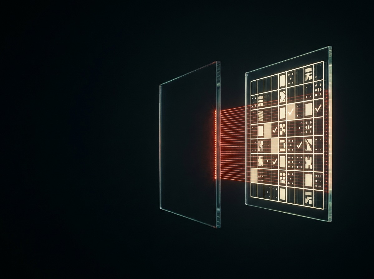 An AI auditor agent scanning a data panel